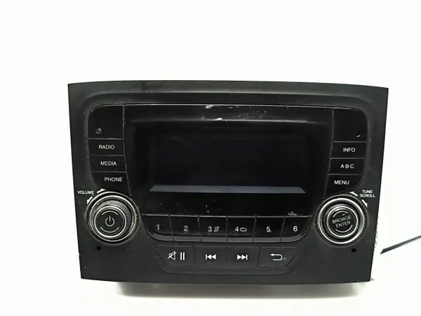 Radio OEM 07356340010 voor Fiat Doblo II Lift image 2