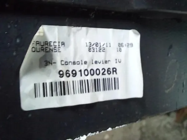 Tunnel central Renault Megane III OEM 96910026R image 8