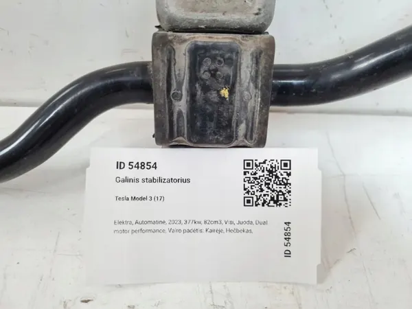 Tesla Model 3 Bakaxel stabiliseringsstag OEM 104448500A image 6