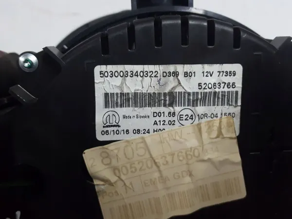 Compteur Fiat 500X 2014-2017 1.4 Turbo OEM 52063766 image 4