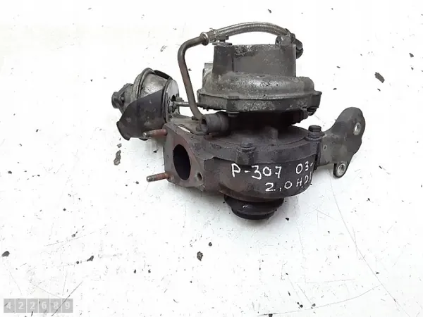 Begagnad Peugeot 407 2000HDI turbokompressor OEM 9654919580 image 3