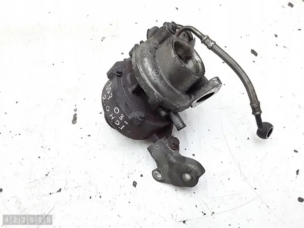Begagnad Peugeot 407 2000HDI turbokompressor OEM 9654919580 image 4