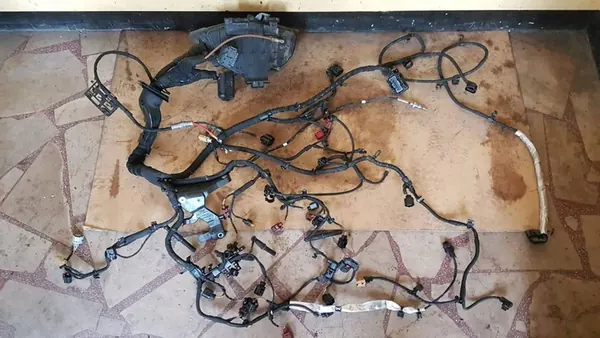 Audi A6 S6 C7 2015 Faisceau de câbles moteur OEM image 4