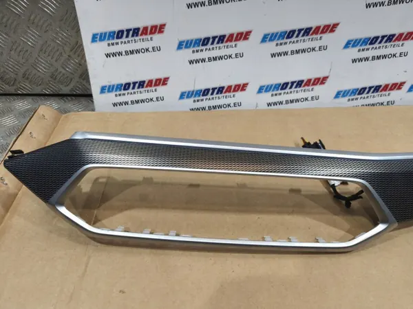 BMW 8745186 Garniture Aluminium Console Centrale image 5