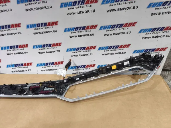 BMW 8745186 Garniture Aluminium Console Centrale image 9