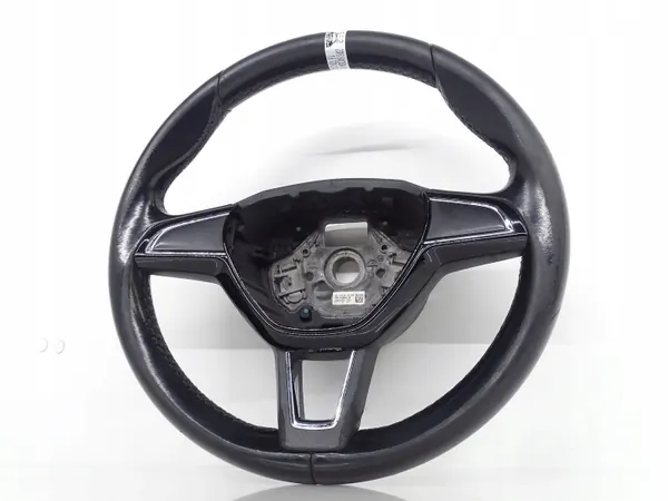OEM 5E0419091AD Nahkaohjauspyörä Skoda Octavia III:lle image 2