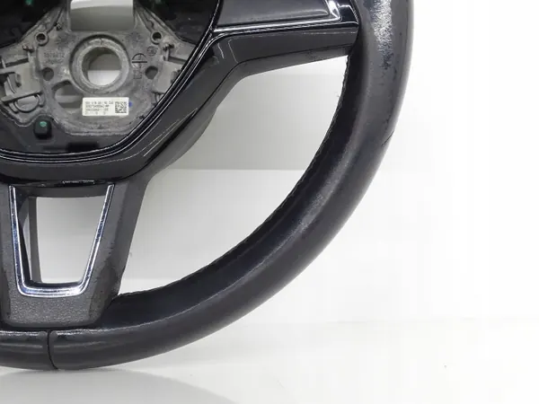 OEM 5E0419091AD Nahkaohjauspyörä Skoda Octavia III:lle image 3