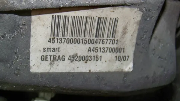 Caixa de câmbio Smart Fortwo II 2 451 08r 1.0 image 5