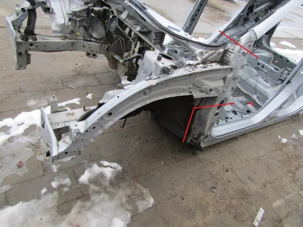 Panneau latéral avant gauche Honda CR-V V 19R OEM image 2