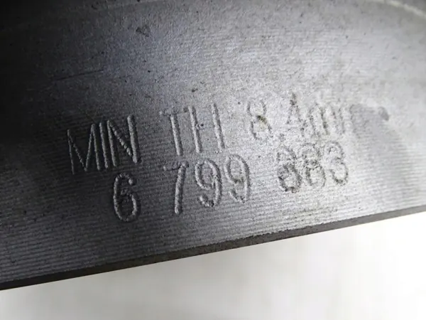 OEM 6799383 Taka jarrulevy 259mm MINI F55 image 3