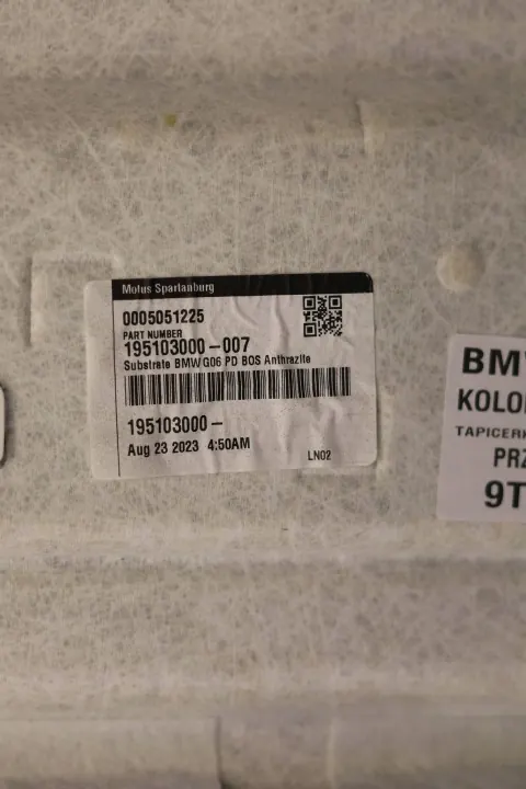 OEM 9874482MWGK Takfoder Svart Antracit BMW X6 G06 image 8