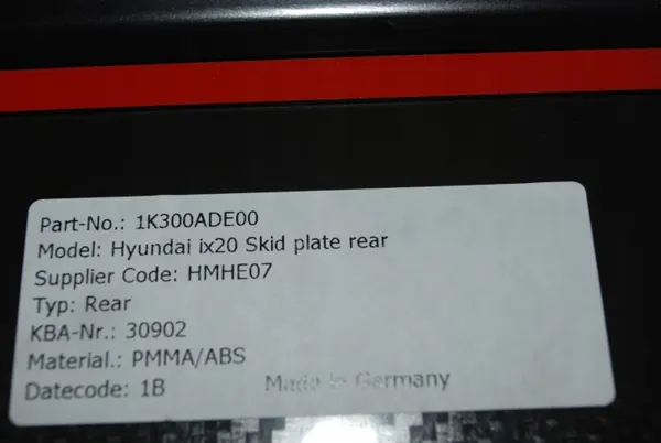 Capa para-choques dianteiro OEM 1K300ADE01 para Hyundai IX20 image 7