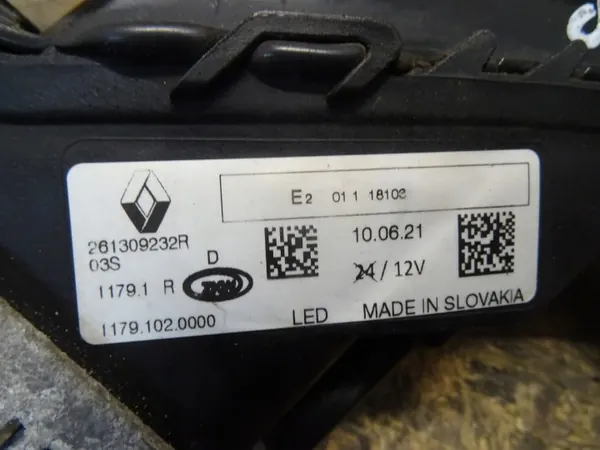 Rechter LED DRL Blinker OEM 261309232R Renault image 4