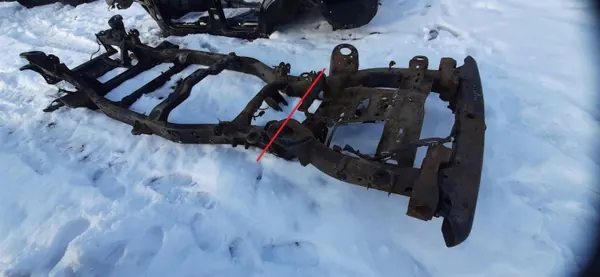 Achter frame balk OEM voor Land Rover Discovery III 2.7D image 2