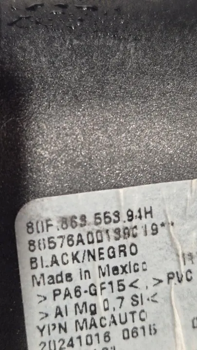 Persiana de maletero Audi Q5 Sportback OEM 80F863553A image 3