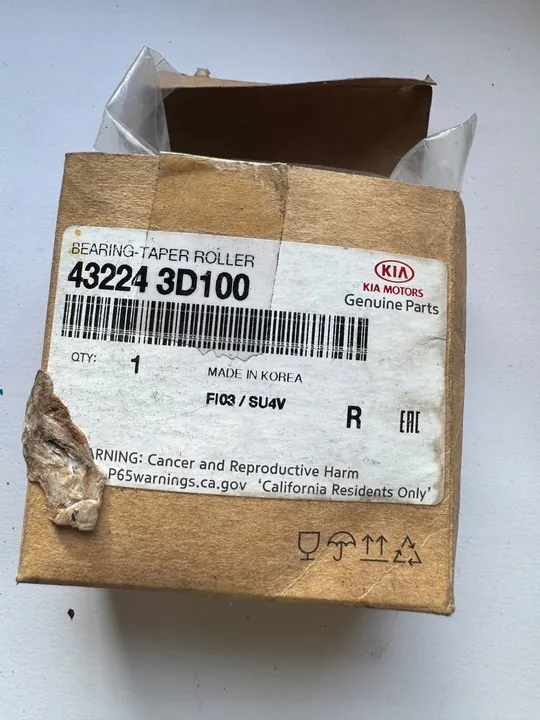 KIA HYUNDAI Roulement de Boîte de Vitesses 432243D100 image 1