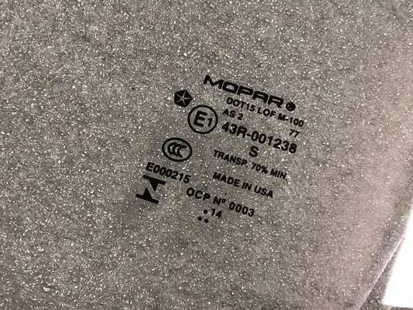 Vasen etuoven lasi Jeep Cherokee 2014 43R00128 image 4