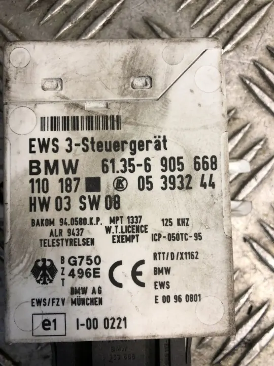 Módulo CAS BMW OEM 6905668 para Série 5 E39 image 4