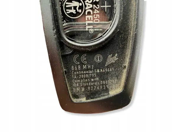 Télécommande BMW OEM 9226935 868MHz pour F Series image 7