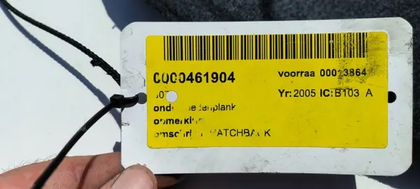 PEUGEOT 307 Bagagehylla OEM - Begagnad image 3