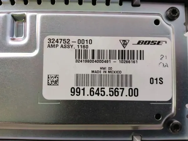 Amplificateur audio Porsche 991 OEM 99164556700 image 3