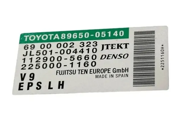 Unité de commande direction assistée OEM JL501004410 Toyota image 6
