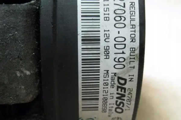 Vaihtovirtageneraattori TOYOTA COROLLA VERSO 270600D190 image 2