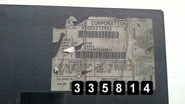 Jeep CD-vaihtaja OEM AM-335814 Grand Cherokee 2003 image 3
