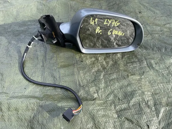 Audi A4 B8 höger sidospegel OEM LY7G - 6-stift image 2