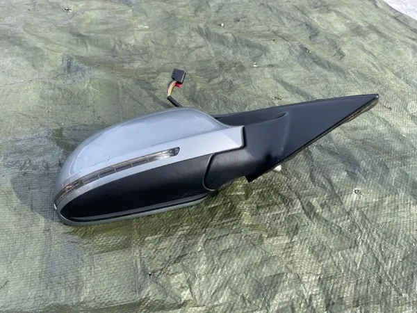Audi A4 B8 höger sidospegel OEM LY7G - 6-stift image 6