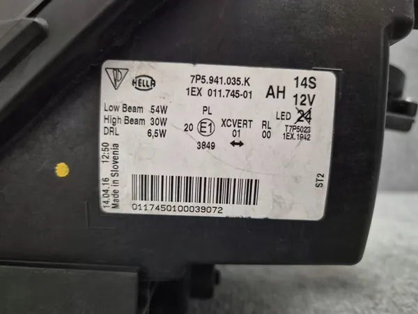 Farol Dianteiro Esquerdo - PORSCHE CAYENNE II OEM 7P5941035K image 9