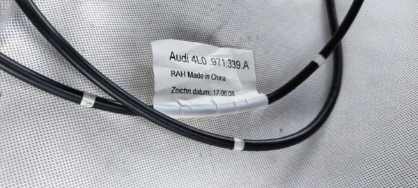 Audi Q7 Hoofdsteunmonitor OEM 4L0971339A Bruin Leer image 5