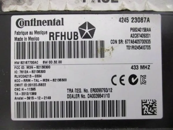 Jeep Immobilisatiemodule OEM P68240158AA Gebruikt image 9