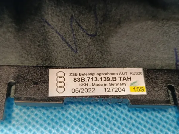 Audi Q3 F3 Sportback Schaltknauf OEM 83B713139B image 10