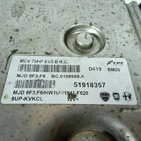 FIAT FIORINO III 1.3MJET Unidade de Controle do Motor 51918357 image 2