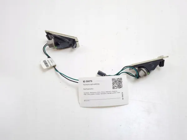 Fiat Freemont 2012 Feu de Plaque OEM 94100318 image 7