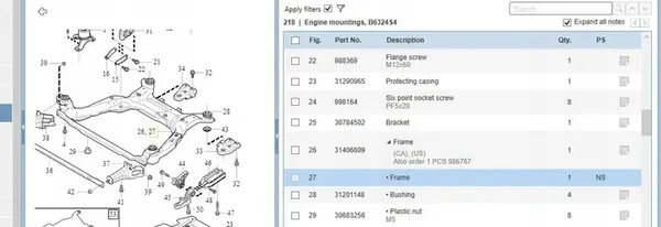 Slitte anteriori Volvo XC70 II 3.2L 2015 OEM 31201148 image 8
