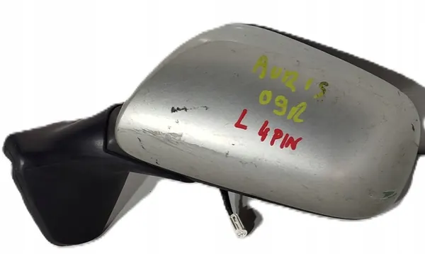 Toyota Auris 07-10 vänster framspegeln OEM 4-stift image 2