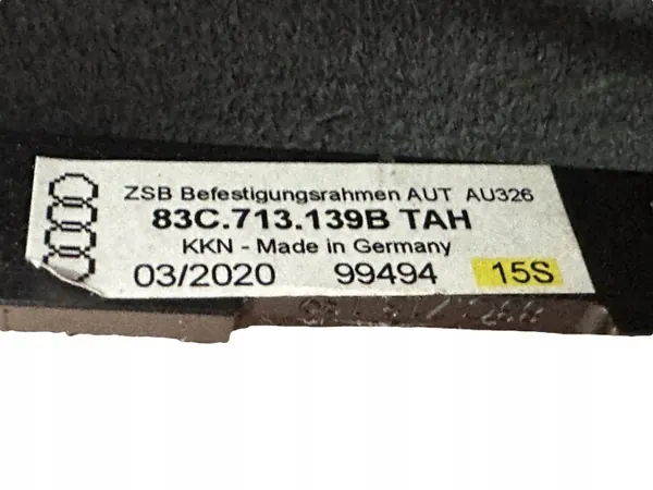 Pomo de cambios Audi Q3 OEM 83C713139B - Usado image 3