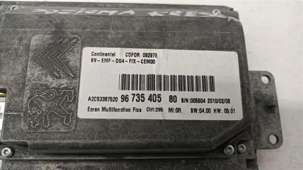 Écran de navigation OEM 9673540580 pour Citroen C5 III X7 image 4