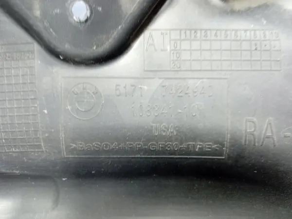 BMW X7 G07 G05 Couvercle Supérieur Cloison OEM 947789 image 4