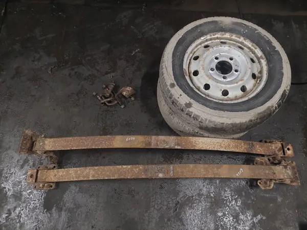 OEM OŚ BELKA ZAWIESZENIA TYŁ + RESORY + KOŁA OPEL MOVANO A image 6