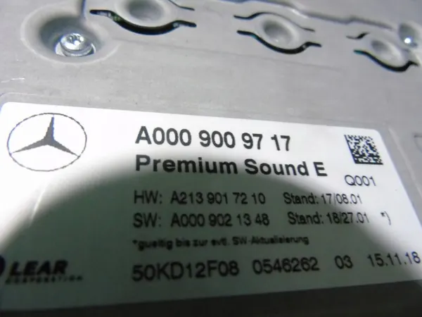Amplificador Burmester OEM A0009009717 para Mercedes image 5