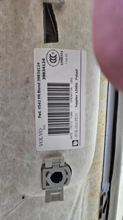 Plafonnier Volvo V90 OEM 39834124 (2016-2024) image 4