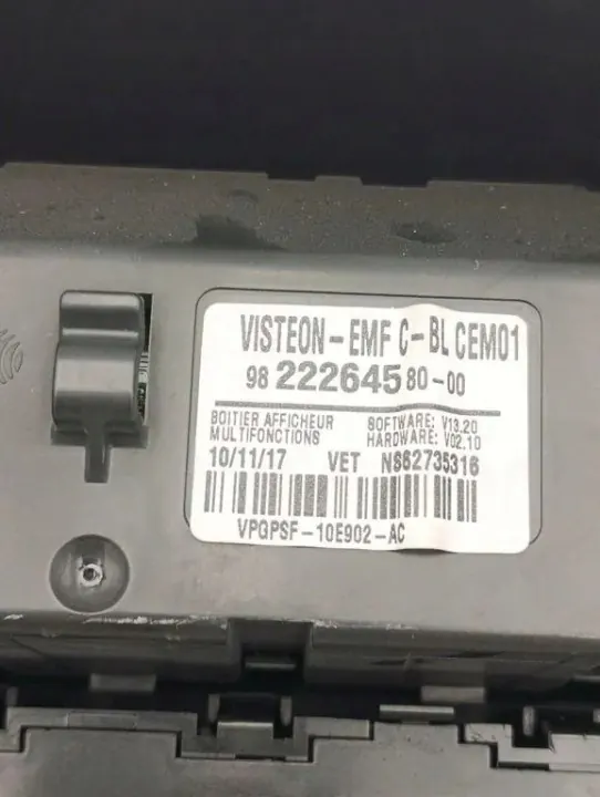 OEM 9822264580 Navigationsbildschirm für Peugeot Expert image 3