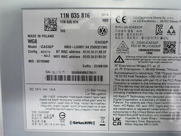 Radio Navigation OEM 11N035816 pour Ford Capri image 7