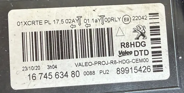 Oikea Etuvalaisin Peugeot 508 II Lift GT Line Full LED image 6