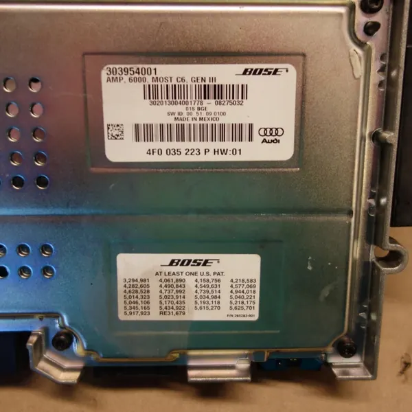 Bose Audio-förstärkare OEM 4F0035223P för Audi A6 C6 image 4