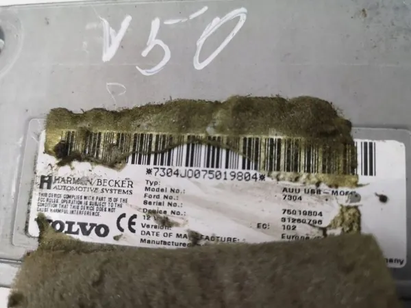 Amplificateur audio Volvo V50 2008 OEM 75019804 image 6