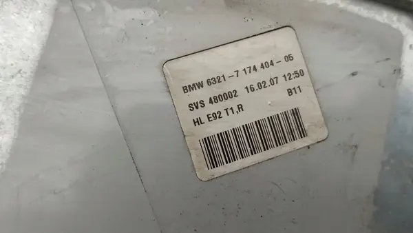 Luz trasera derecha BMW 3 COUPE (E92) 2009 7174404 image 6